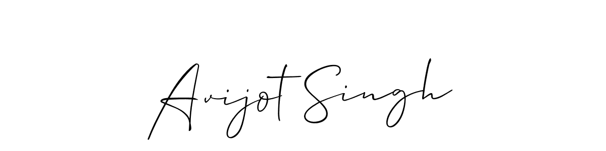 Make a beautiful signature design for name Avijot Singh. With this signature (Allison_Script) style, you can create a handwritten signature for free. Avijot Singh signature style 2 images and pictures png