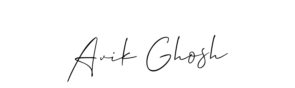 Also You can easily find your signature by using the search form. We will create Avik Ghosh name handwritten signature images for you free of cost using Allison_Script sign style. Avik Ghosh signature style 2 images and pictures png