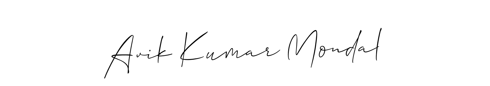 Make a beautiful signature design for name Avik Kumar Mondal. Use this online signature maker to create a handwritten signature for free. Avik Kumar Mondal signature style 2 images and pictures png