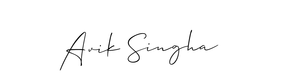 Best and Professional Signature Style for Avik Singha. Allison_Script Best Signature Style Collection. Avik Singha signature style 2 images and pictures png