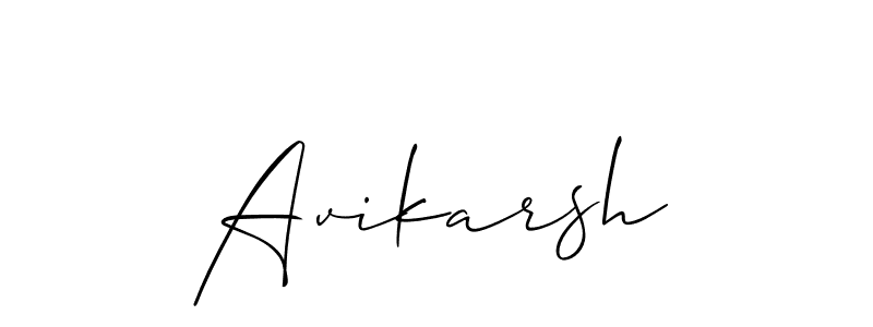 Design your own signature with our free online signature maker. With this signature software, you can create a handwritten (Allison_Script) signature for name Avikarsh. Avikarsh signature style 2 images and pictures png
