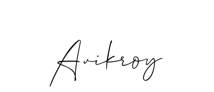 It looks lik you need a new signature style for name Avikroy. Design unique handwritten (Allison_Script) signature with our free signature maker in just a few clicks. Avikroy signature style 2 images and pictures png