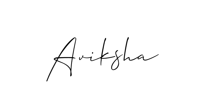 Make a short Aviksha signature style. Manage your documents anywhere anytime using Allison_Script. Create and add eSignatures, submit forms, share and send files easily. Aviksha signature style 2 images and pictures png