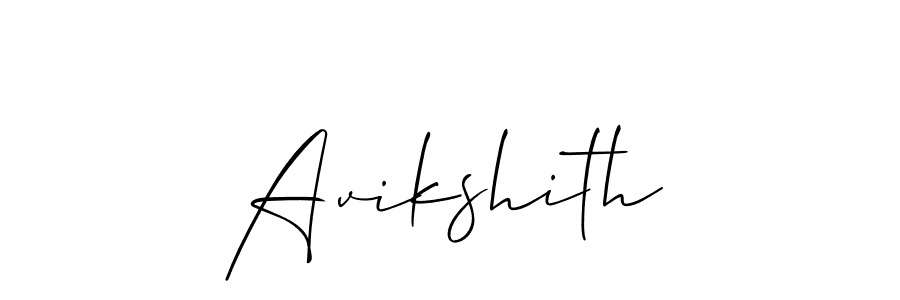 How to make Avikshith name signature. Use Allison_Script style for creating short signs online. This is the latest handwritten sign. Avikshith signature style 2 images and pictures png