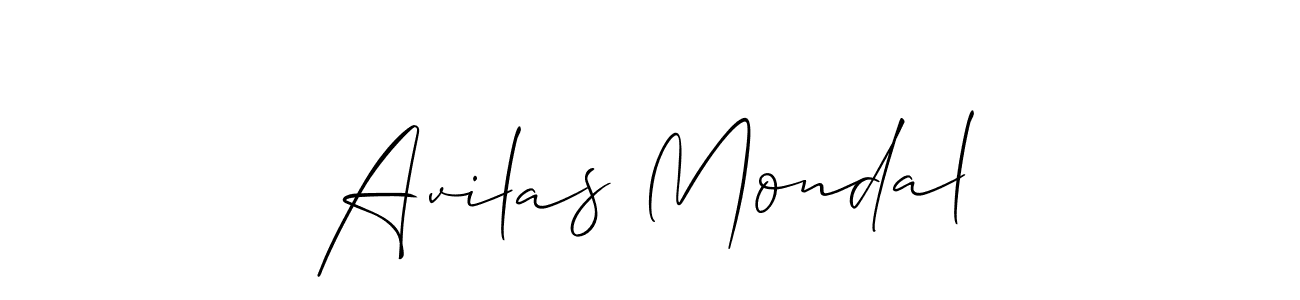 Make a beautiful signature design for name Avilas Mondal. Use this online signature maker to create a handwritten signature for free. Avilas Mondal signature style 2 images and pictures png