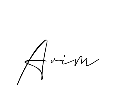 if you are searching for the best signature style for your name Avim. so please give up your signature search. here we have designed multiple signature styles  using Allison_Script. Avim signature style 2 images and pictures png