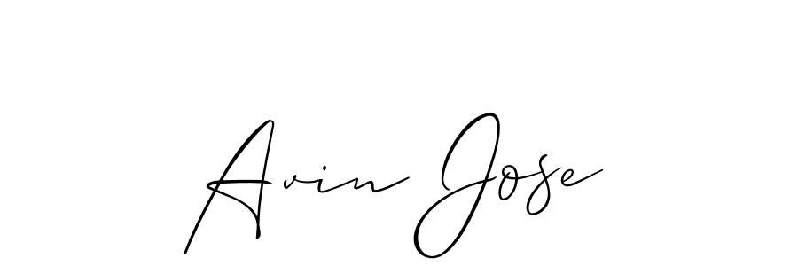 Check out images of Autograph of Avin Jose name. Actor Avin Jose Signature Style. Allison_Script is a professional sign style online. Avin Jose signature style 2 images and pictures png