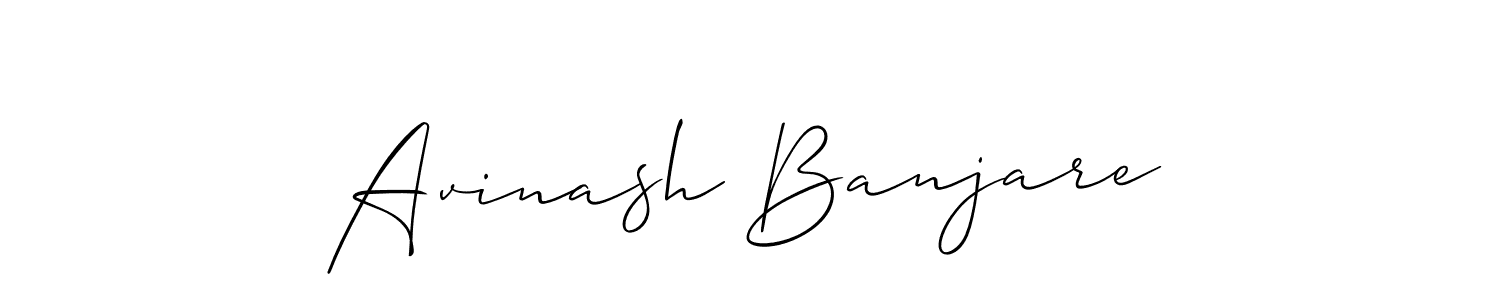 Best and Professional Signature Style for Avinash Banjare. Allison_Script Best Signature Style Collection. Avinash Banjare signature style 2 images and pictures png