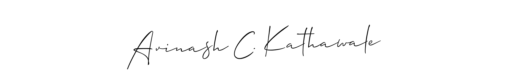 Make a beautiful signature design for name Avinash C. Kathawale. Use this online signature maker to create a handwritten signature for free. Avinash C. Kathawale signature style 2 images and pictures png