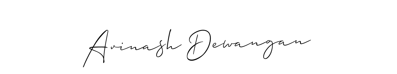 Avinash Dewangan stylish signature style. Best Handwritten Sign (Allison_Script) for my name. Handwritten Signature Collection Ideas for my name Avinash Dewangan. Avinash Dewangan signature style 2 images and pictures png