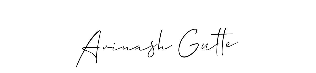 Best and Professional Signature Style for Avinash Gutte. Allison_Script Best Signature Style Collection. Avinash Gutte signature style 2 images and pictures png