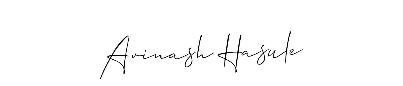 How to make Avinash Hasule signature? Allison_Script is a professional autograph style. Create handwritten signature for Avinash Hasule name. Avinash Hasule signature style 2 images and pictures png