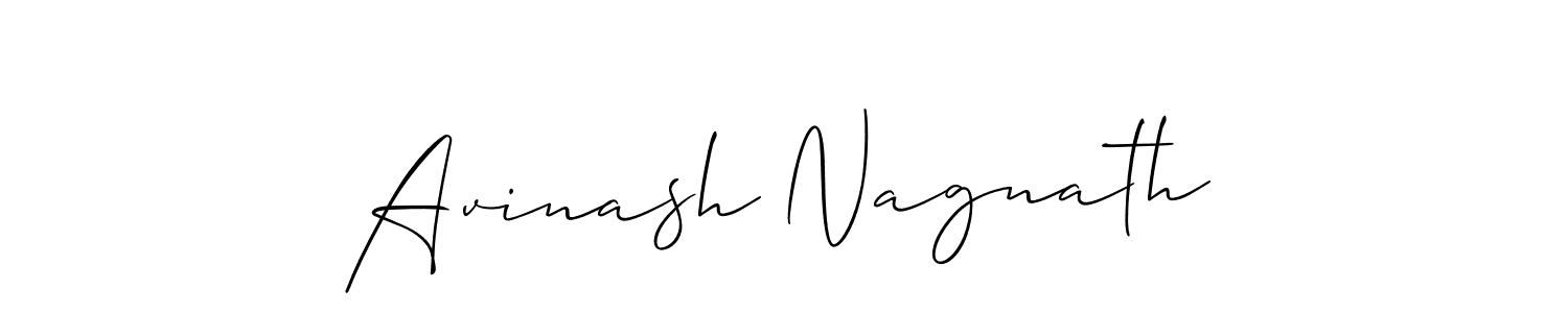 Create a beautiful signature design for name Avinash Nagnath. With this signature (Allison_Script) fonts, you can make a handwritten signature for free. Avinash Nagnath signature style 2 images and pictures png