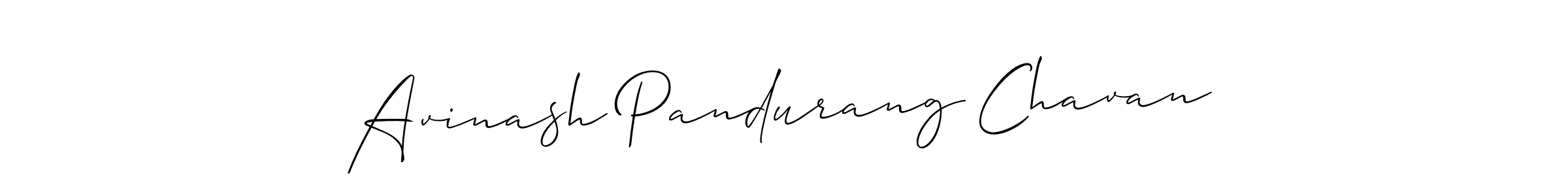 Use a signature maker to create a handwritten signature online. With this signature software, you can design (Allison_Script) your own signature for name Avinash Pandurang Chavan. Avinash Pandurang Chavan signature style 2 images and pictures png