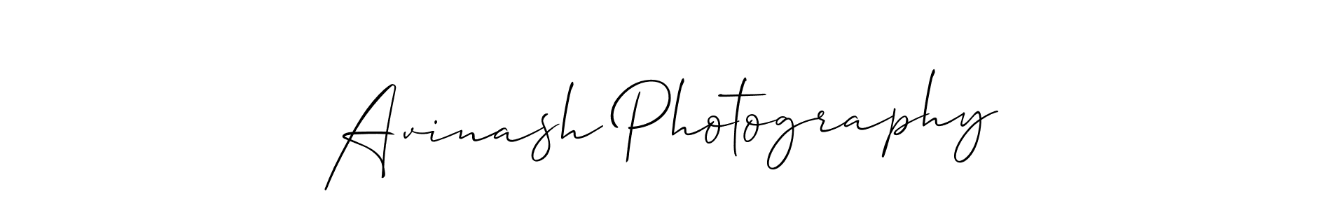 Also we have Avinash Photography name is the best signature style. Create professional handwritten signature collection using Allison_Script autograph style. Avinash Photography signature style 2 images and pictures png