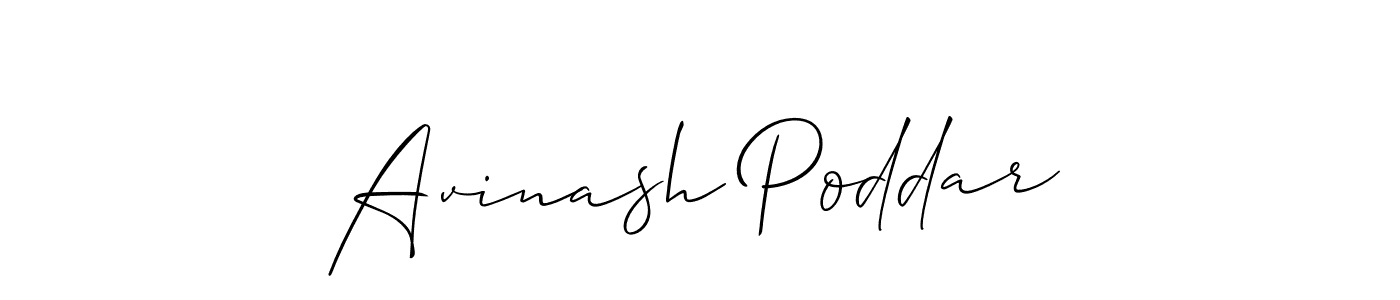 Design your own signature with our free online signature maker. With this signature software, you can create a handwritten (Allison_Script) signature for name Avinash Poddar. Avinash Poddar signature style 2 images and pictures png