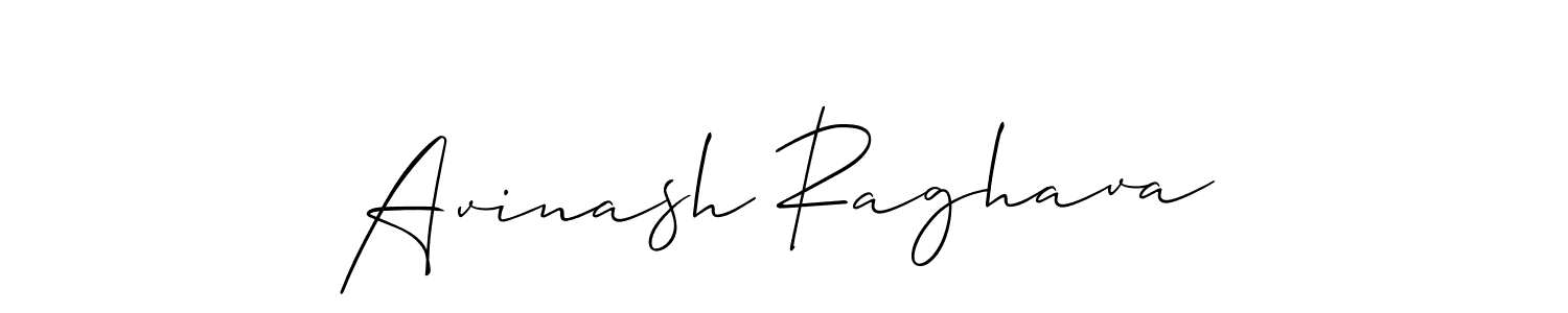 How to make Avinash Raghava signature? Allison_Script is a professional autograph style. Create handwritten signature for Avinash Raghava name. Avinash Raghava signature style 2 images and pictures png