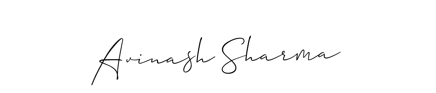 Best and Professional Signature Style for Avinash Sharma. Allison_Script Best Signature Style Collection. Avinash Sharma signature style 2 images and pictures png