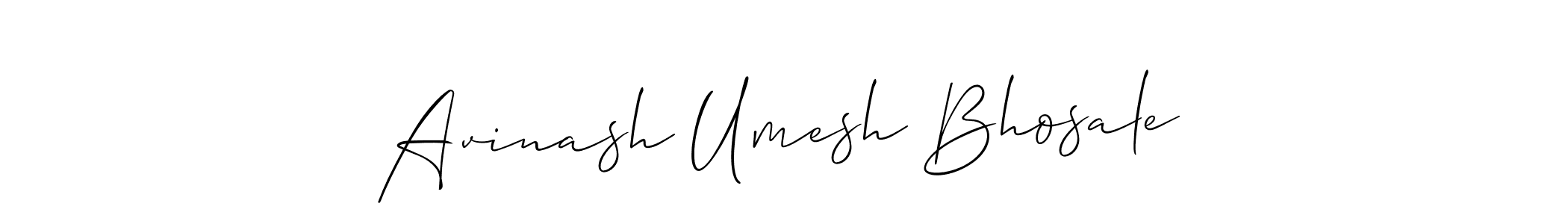 Make a beautiful signature design for name Avinash Umesh Bhosale. Use this online signature maker to create a handwritten signature for free. Avinash Umesh Bhosale signature style 2 images and pictures png