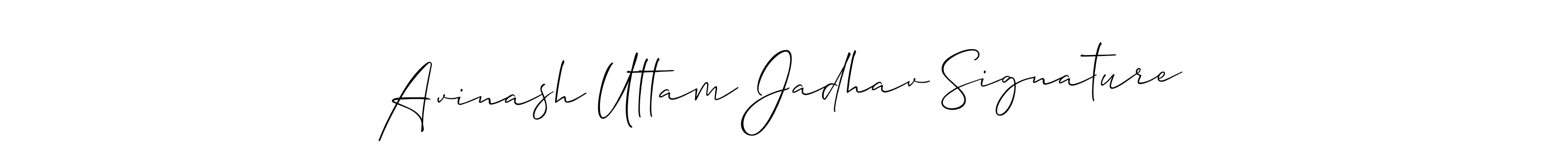 Make a beautiful signature design for name Avinash Uttam Jadhav Signature. With this signature (Allison_Script) style, you can create a handwritten signature for free. Avinash Uttam Jadhav Signature signature style 2 images and pictures png