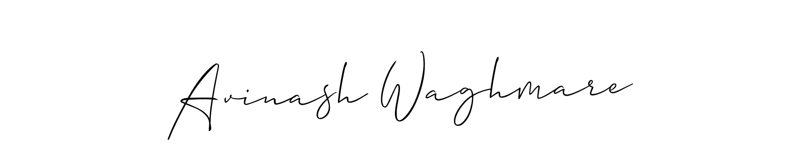 Also we have Avinash Waghmare name is the best signature style. Create professional handwritten signature collection using Allison_Script autograph style. Avinash Waghmare signature style 2 images and pictures png