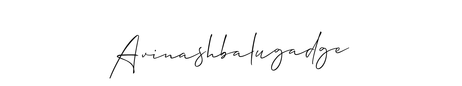 Also we have Avinashbalugadge name is the best signature style. Create professional handwritten signature collection using Allison_Script autograph style. Avinashbalugadge signature style 2 images and pictures png