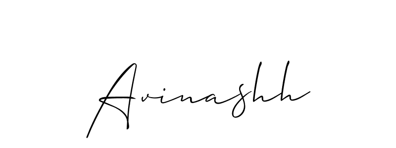 Create a beautiful signature design for name Avinashh. With this signature (Allison_Script) fonts, you can make a handwritten signature for free. Avinashh signature style 2 images and pictures png