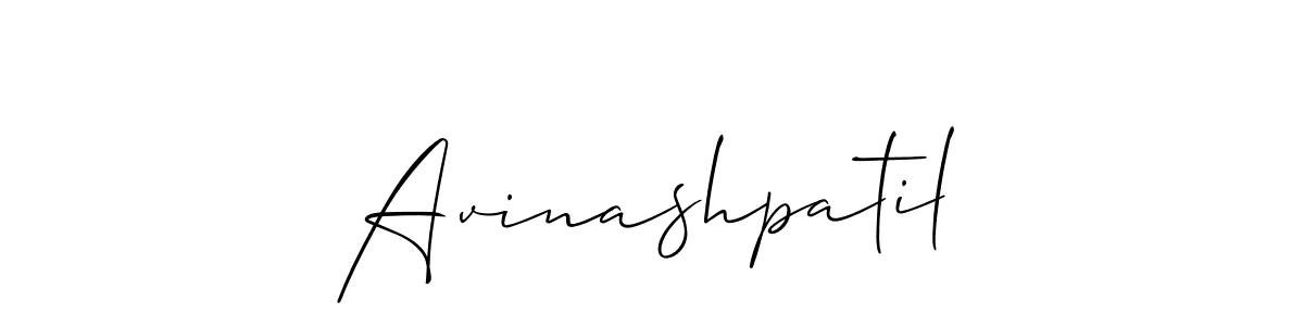 Create a beautiful signature design for name Avinashpatil. With this signature (Allison_Script) fonts, you can make a handwritten signature for free. Avinashpatil signature style 2 images and pictures png