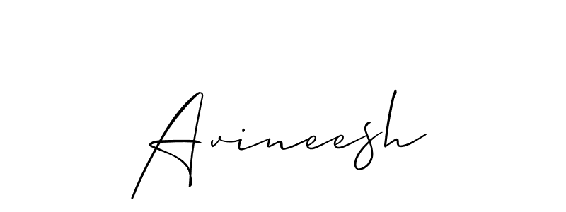 Make a beautiful signature design for name Avineesh. With this signature (Allison_Script) style, you can create a handwritten signature for free. Avineesh signature style 2 images and pictures png