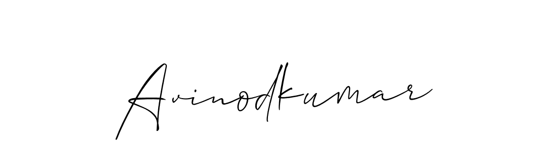 Make a beautiful signature design for name Avinodkumar. With this signature (Allison_Script) style, you can create a handwritten signature for free. Avinodkumar signature style 2 images and pictures png