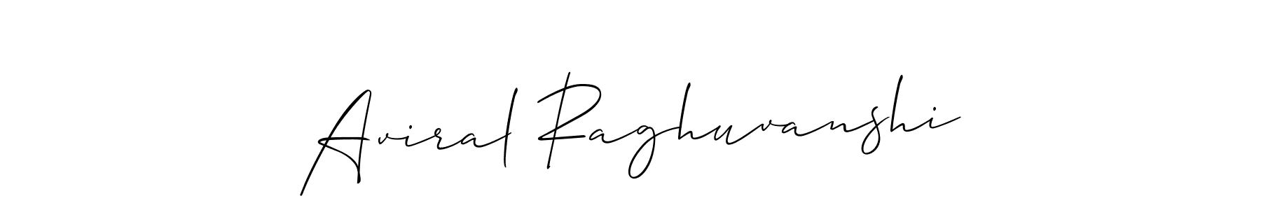 This is the best signature style for the Aviral Raghuvanshi name. Also you like these signature font (Allison_Script). Mix name signature. Aviral Raghuvanshi signature style 2 images and pictures png