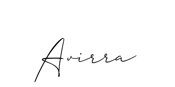 Best and Professional Signature Style for Avirra. Allison_Script Best Signature Style Collection. Avirra signature style 2 images and pictures png