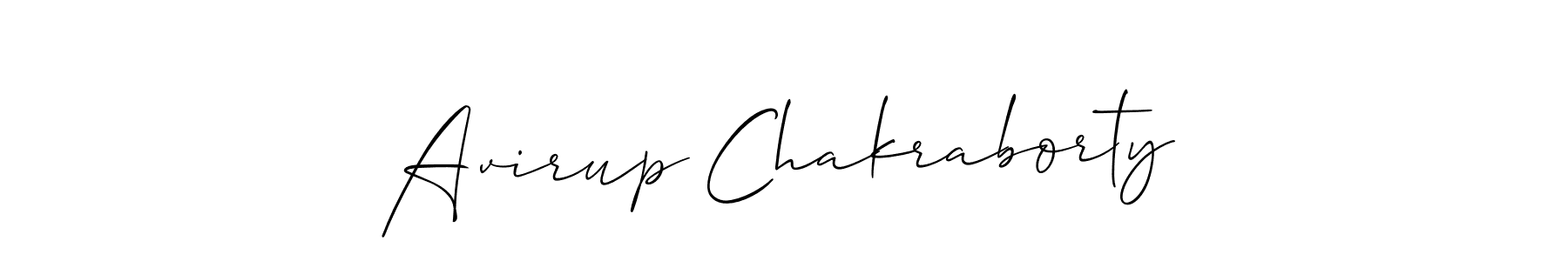 Also we have Avirup Chakraborty name is the best signature style. Create professional handwritten signature collection using Allison_Script autograph style. Avirup Chakraborty signature style 2 images and pictures png