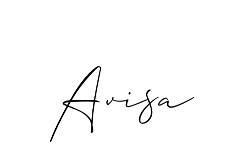 Avisa stylish signature style. Best Handwritten Sign (Allison_Script) for my name. Handwritten Signature Collection Ideas for my name Avisa. Avisa signature style 2 images and pictures png