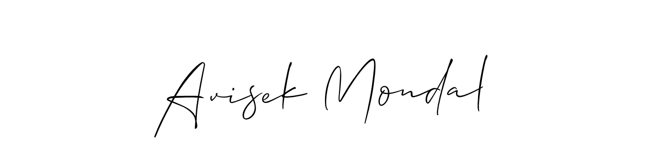 Design your own signature with our free online signature maker. With this signature software, you can create a handwritten (Allison_Script) signature for name Avisek Mondal. Avisek Mondal signature style 2 images and pictures png