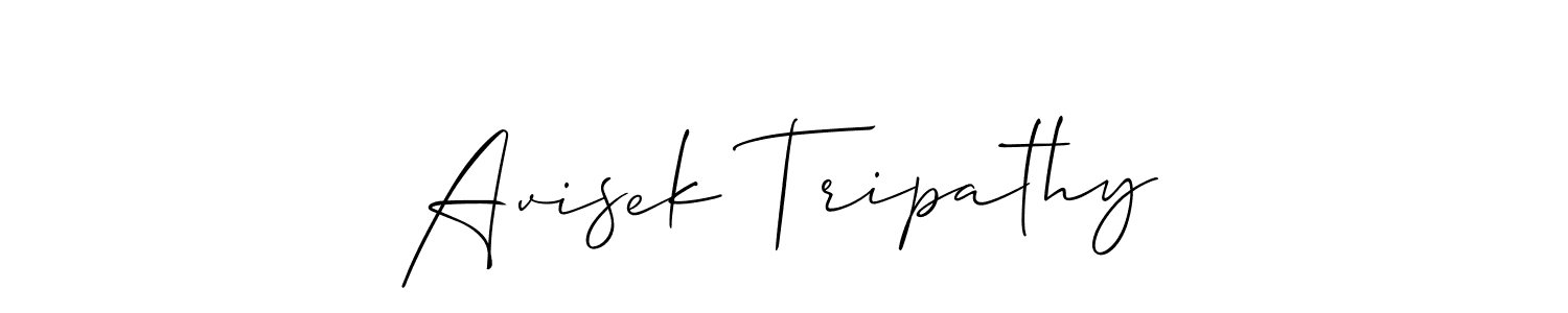 Create a beautiful signature design for name Avisek Tripathy. With this signature (Allison_Script) fonts, you can make a handwritten signature for free. Avisek Tripathy signature style 2 images and pictures png