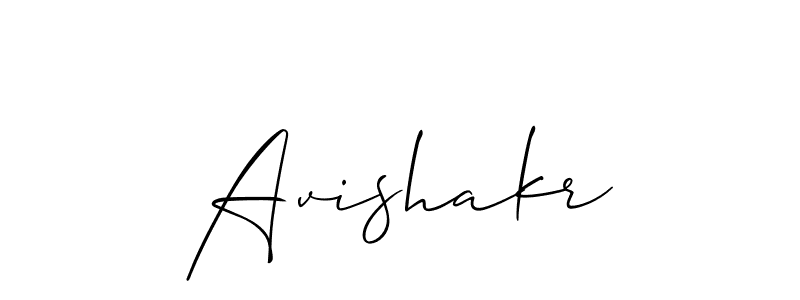 How to make Avishakr name signature. Use Allison_Script style for creating short signs online. This is the latest handwritten sign. Avishakr signature style 2 images and pictures png