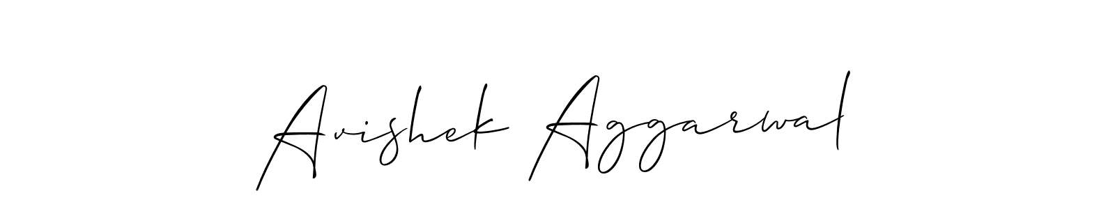 Make a beautiful signature design for name Avishek Aggarwal. With this signature (Allison_Script) style, you can create a handwritten signature for free. Avishek Aggarwal signature style 2 images and pictures png