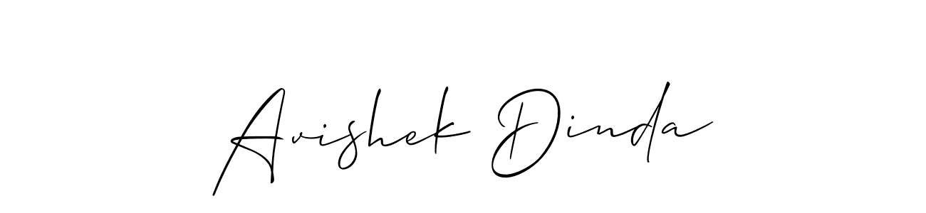 Make a short Avishek Dinda signature style. Manage your documents anywhere anytime using Allison_Script. Create and add eSignatures, submit forms, share and send files easily. Avishek Dinda signature style 2 images and pictures png