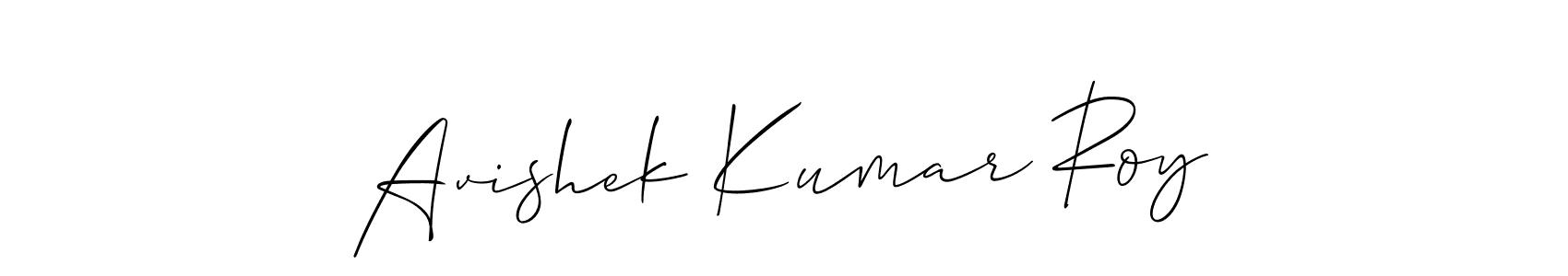 Avishek Kumar Roy stylish signature style. Best Handwritten Sign (Allison_Script) for my name. Handwritten Signature Collection Ideas for my name Avishek Kumar Roy. Avishek Kumar Roy signature style 2 images and pictures png