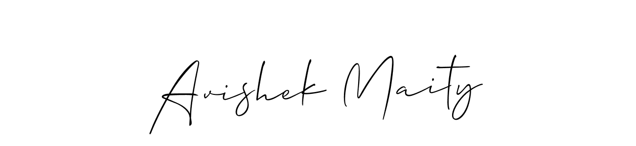 Make a short Avishek Maity signature style. Manage your documents anywhere anytime using Allison_Script. Create and add eSignatures, submit forms, share and send files easily. Avishek Maity signature style 2 images and pictures png