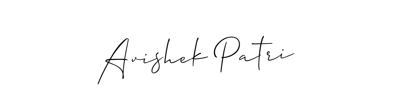 Make a beautiful signature design for name Avishek Patri. With this signature (Allison_Script) style, you can create a handwritten signature for free. Avishek Patri signature style 2 images and pictures png
