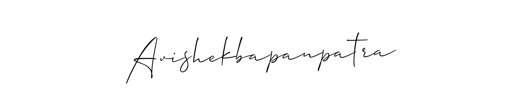 Similarly Allison_Script is the best handwritten signature design. Signature creator online .You can use it as an online autograph creator for name Avishekbapanpatra. Avishekbapanpatra signature style 2 images and pictures png