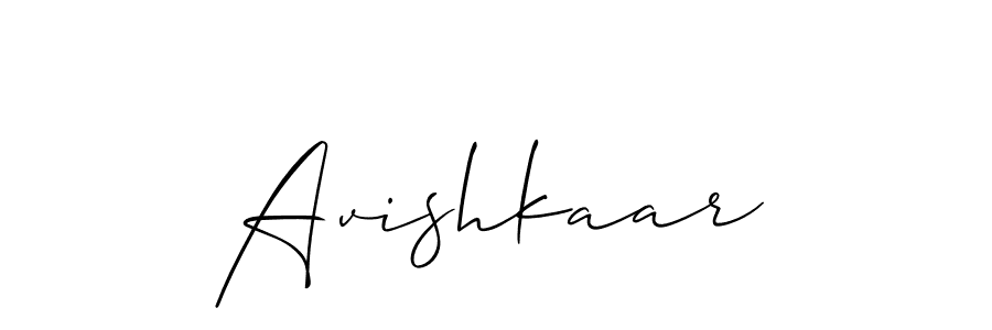 Avishkaar stylish signature style. Best Handwritten Sign (Allison_Script) for my name. Handwritten Signature Collection Ideas for my name Avishkaar. Avishkaar signature style 2 images and pictures png
