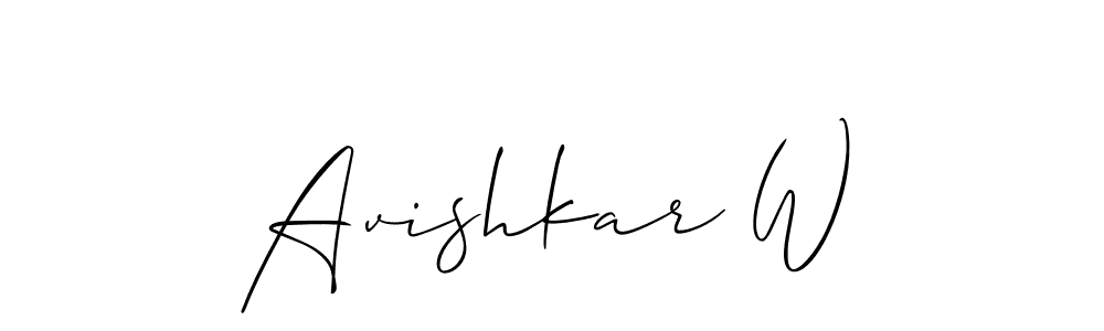 This is the best signature style for the Avishkar W name. Also you like these signature font (Allison_Script). Mix name signature. Avishkar W signature style 2 images and pictures png