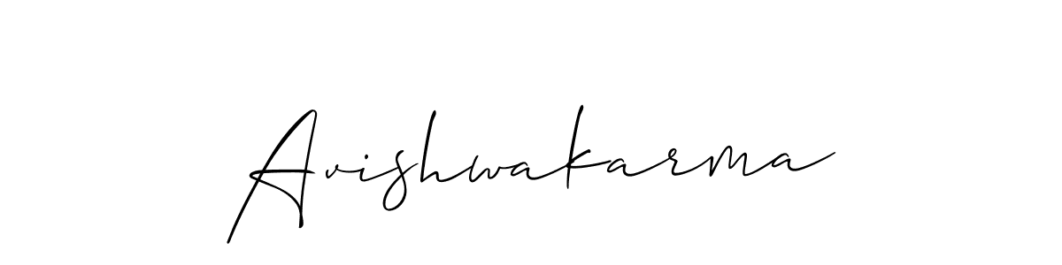 Also we have Avishwakarma name is the best signature style. Create professional handwritten signature collection using Allison_Script autograph style. Avishwakarma signature style 2 images and pictures png