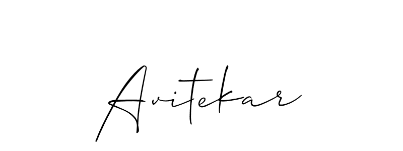Create a beautiful signature design for name Avitekar. With this signature (Allison_Script) fonts, you can make a handwritten signature for free. Avitekar signature style 2 images and pictures png