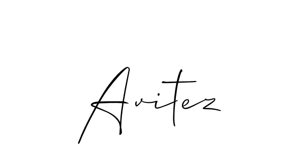 if you are searching for the best signature style for your name Avitez. so please give up your signature search. here we have designed multiple signature styles  using Allison_Script. Avitez signature style 2 images and pictures png