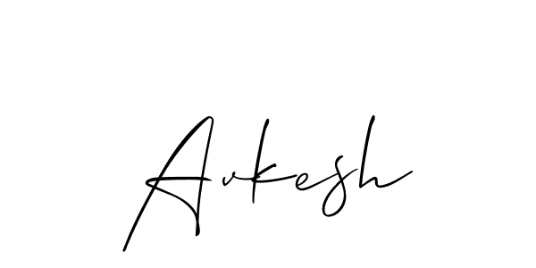 if you are searching for the best signature style for your name Avkesh. so please give up your signature search. here we have designed multiple signature styles  using Allison_Script. Avkesh signature style 2 images and pictures png