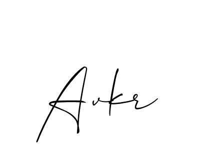 if you are searching for the best signature style for your name Avkr. so please give up your signature search. here we have designed multiple signature styles  using Allison_Script. Avkr signature style 2 images and pictures png